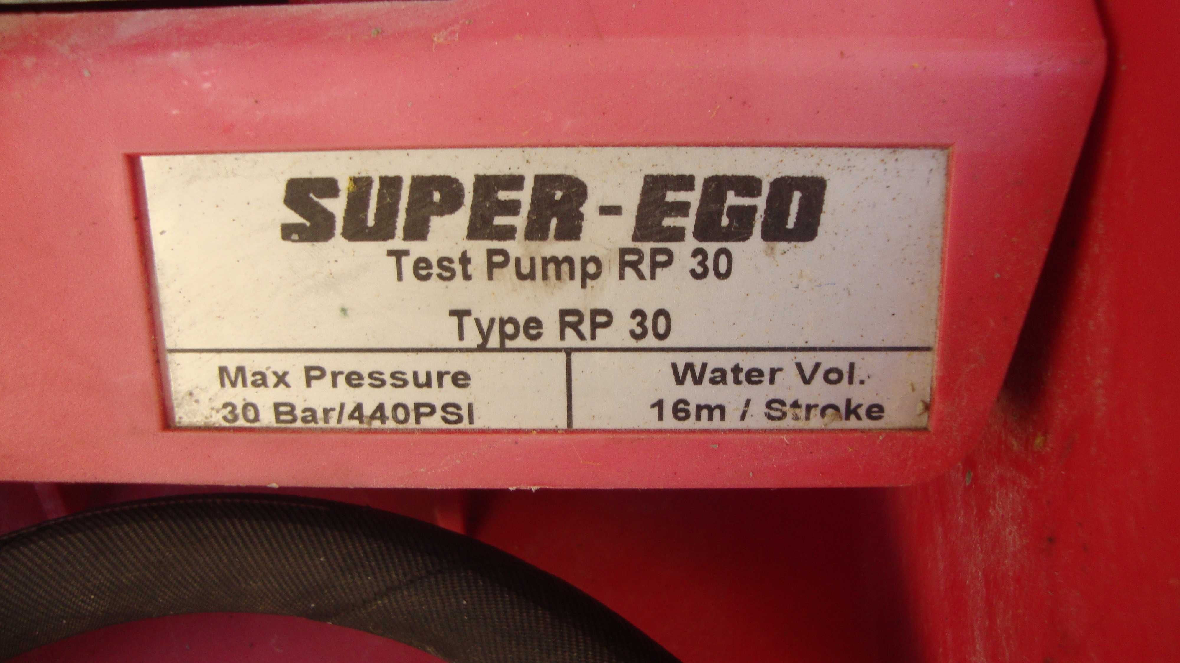 Máquina de Testes de Pressão SUPER-EGO para Circuitos de Canalizações