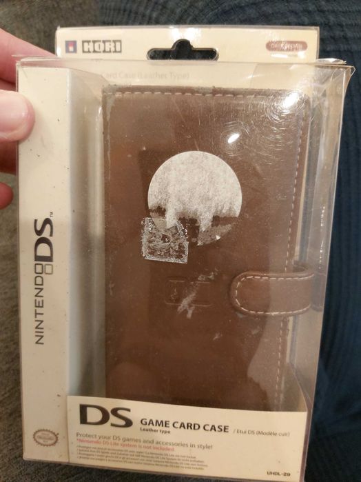 Bolsa para cartões jogos Nintendo DS original 2007 Hori com embalagem