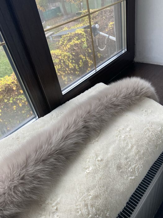 Опушка на капюшон песец