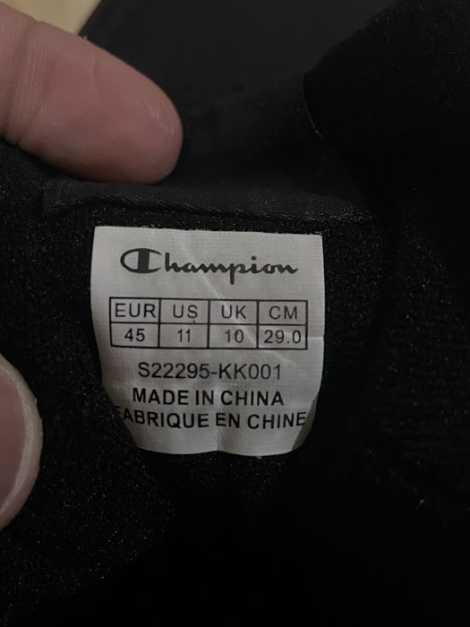 Champion czarne sneakersy męskie high top r.45