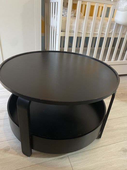 Stolik kawowy ikea borgeby 70 cm czarny
