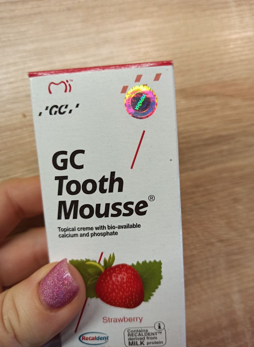 Гель Tooth mousse з захисною голограмою  тусмус тус мус, 40г