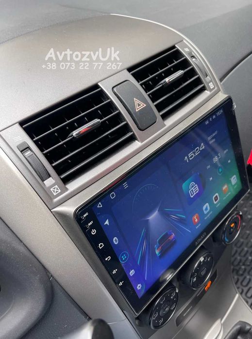 Магнитола COROLLA Toyota 150 Дисплей 2 дин Корола CarPlay Android 14