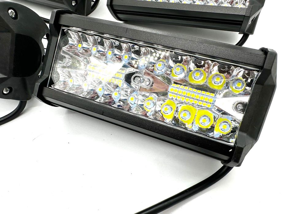 4 x 120W Lampa robocza led halogen, barwa biała 12-24V 16,5cm