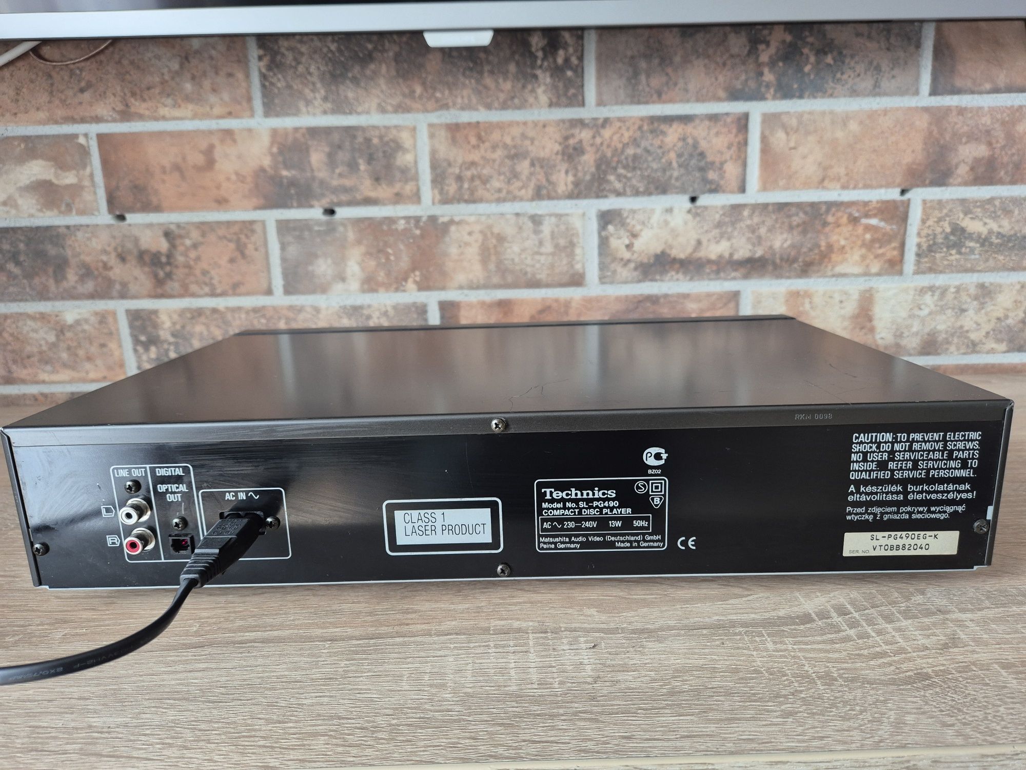 Technics SL-PG 490