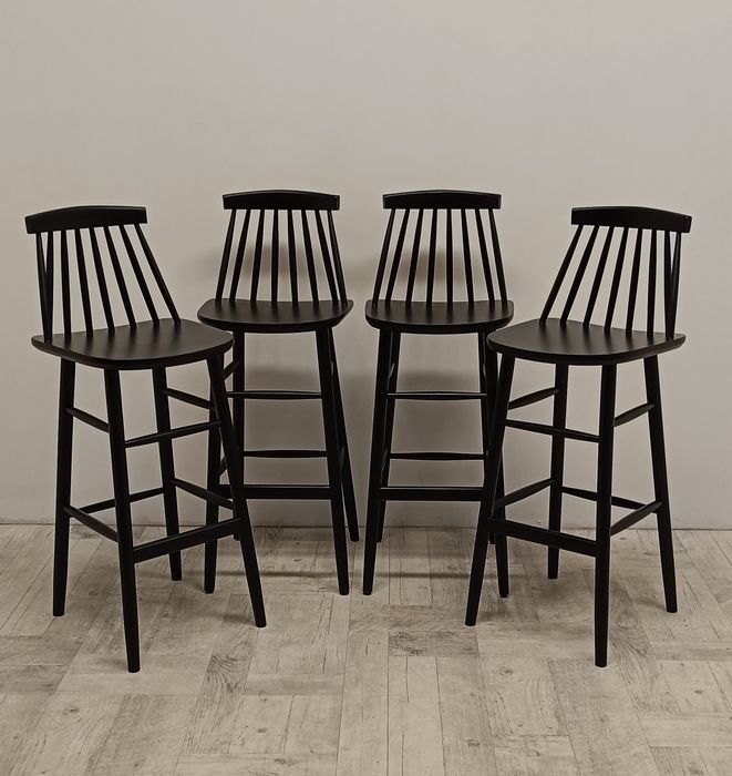 stołki barowe hokery wysokie do wyspy do kuchni Patyczak PRL