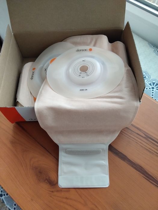 Уход за стомой. Мягкие, выпуклые мешки.