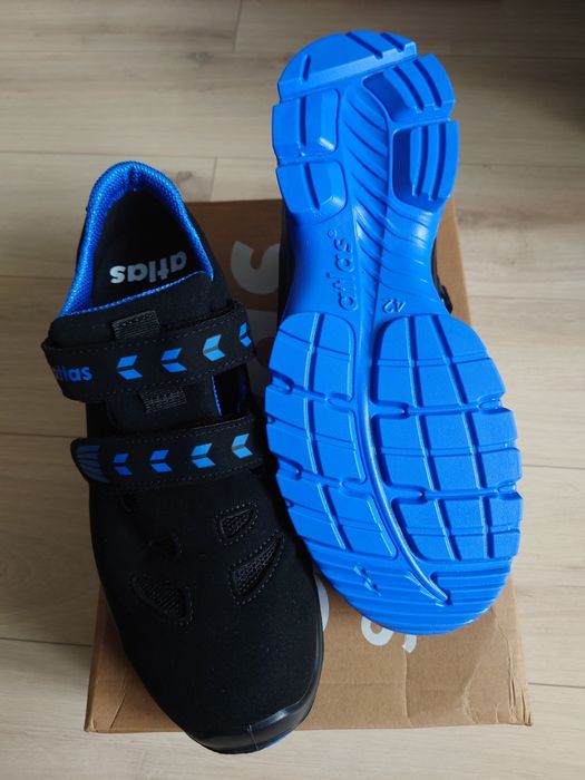 Buty robocze Atlas 42 sandały ochronne bezpieczne S1 bhp esd uvex