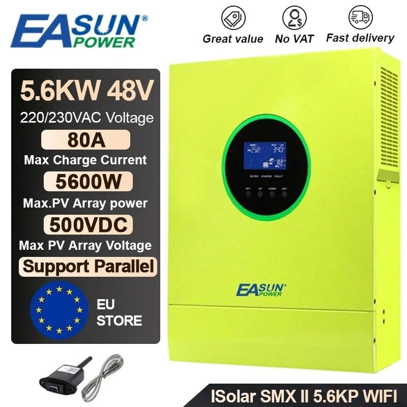 Гібридний інвертор EASun SMX II 5.6 kWp