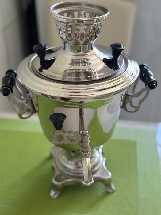 Самовар латунь СССР НОВЫИ на 3 л