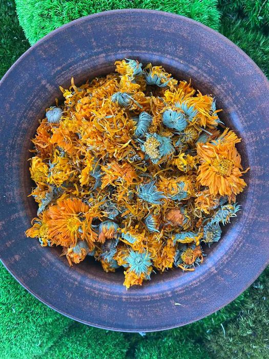 цвіт календули ,календула сушеная ,нагідки,цветки календулы
