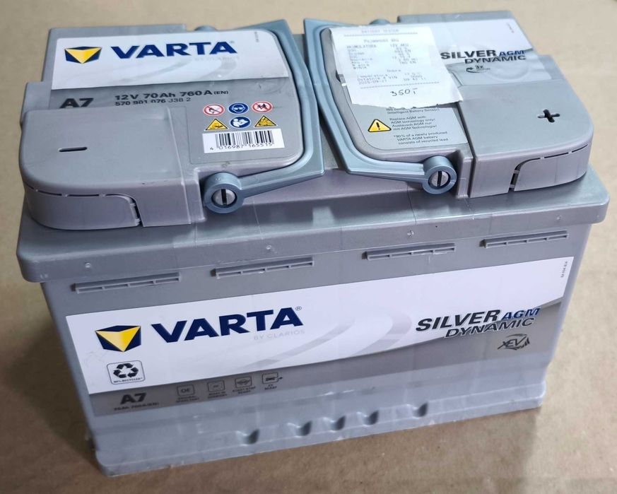 Akumulator Varta AGM 70Ah 760A 12V 72Ah 74Ah