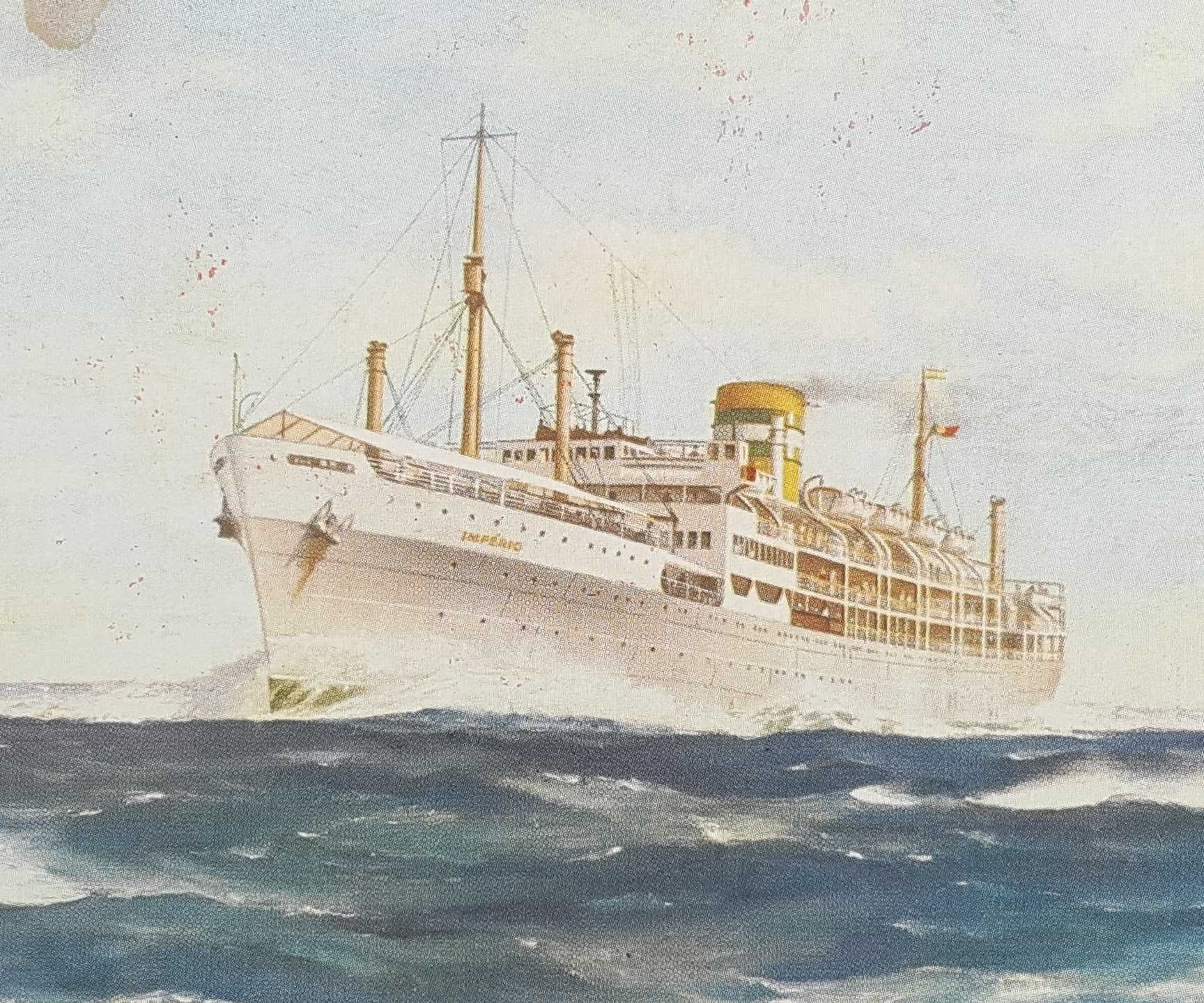 1 postal antigo, navio Império, de Lourenço Marques para Peral, 1968