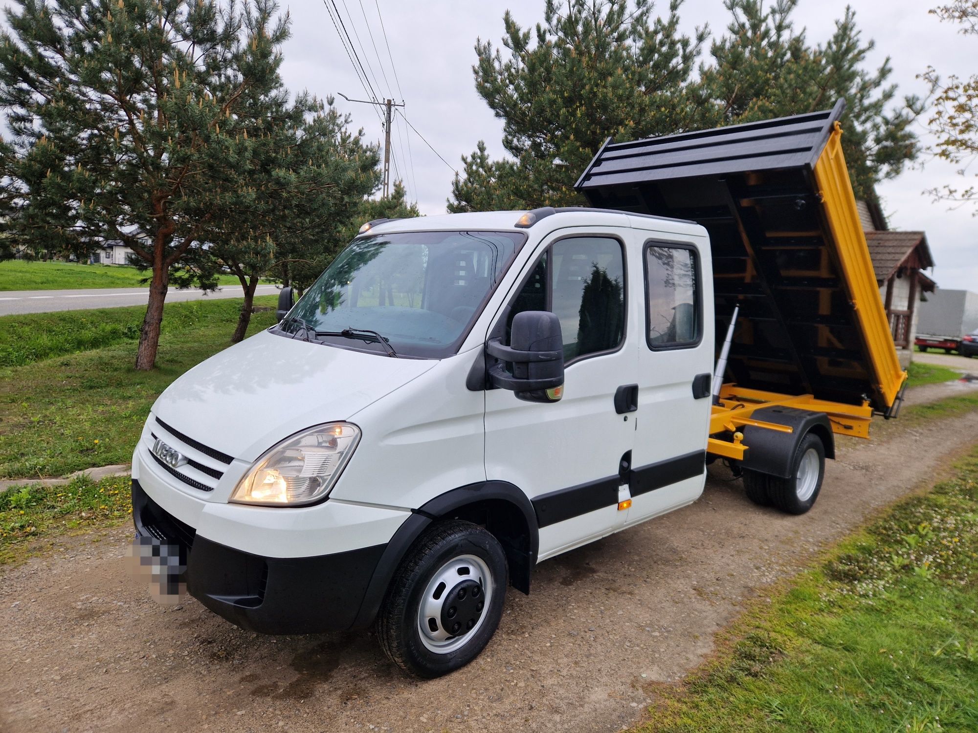 Iveco daily 35c15 Doka 7osób Kiper wywrotka Stan BDB