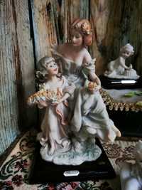 Figurka Capodimonte, sygnowana, Giuseppe Armani, idealny stan, vintage