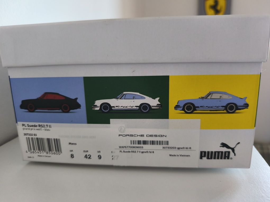 Sapatilhas Puma Edição Limitada Porsche RS 2.7