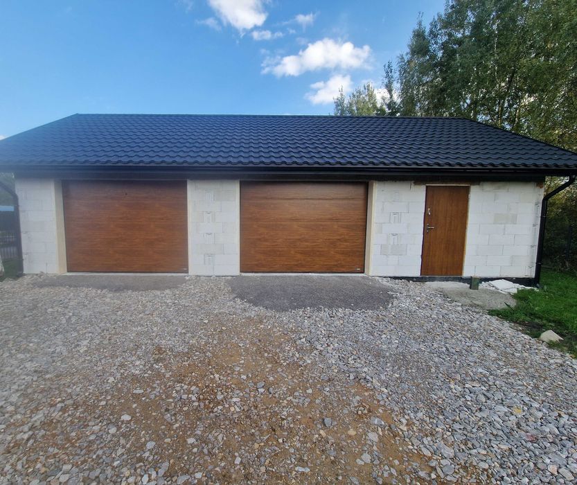 Brama garażowa złoty dąb 3000x2250