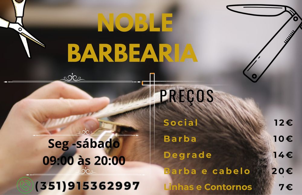 Cortes de cabelo a domicilio( preços no cartao)