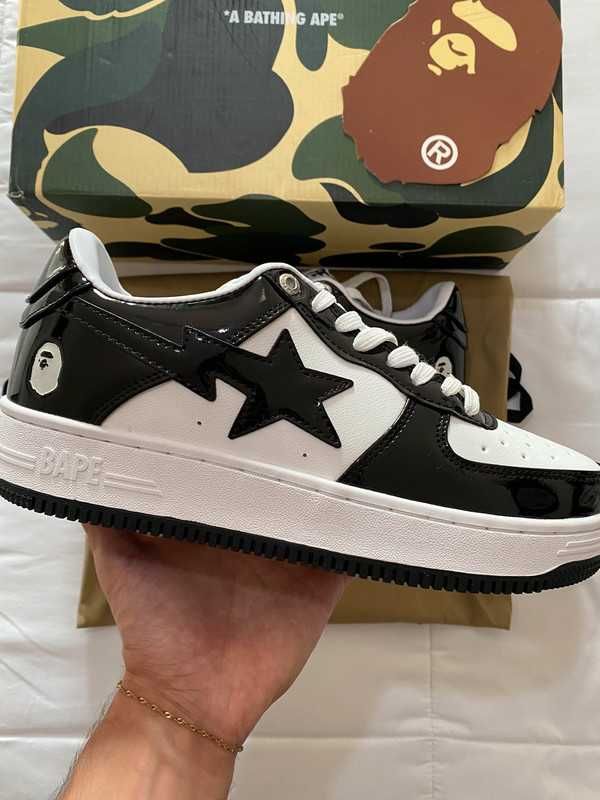 A Bathing Ape Bape Sta Low Black
