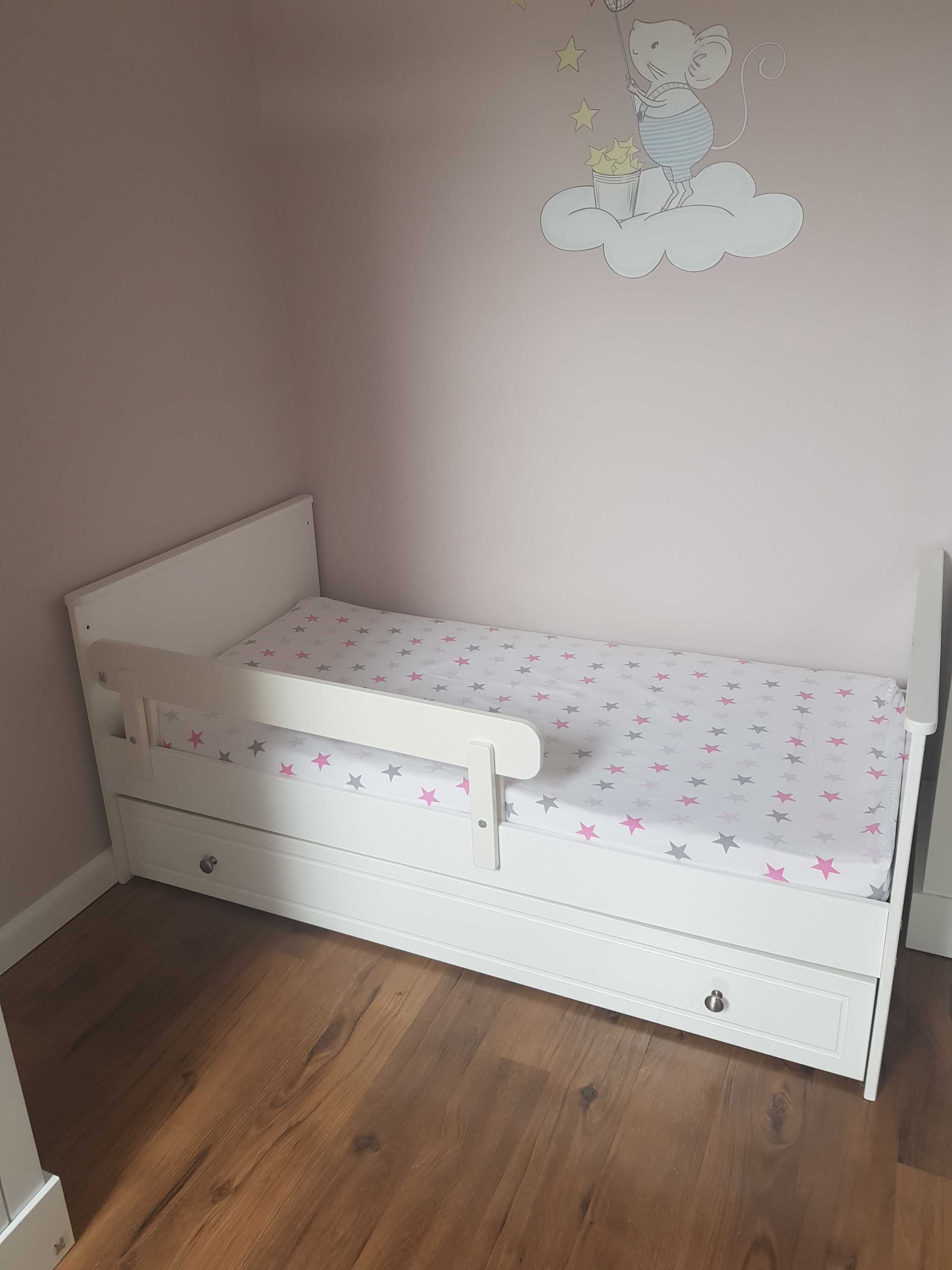 Łóżeczko Bellamy Marylou 140x70, koldra, pościel, bogate wyposażenie!