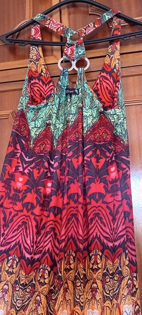 Vestido estampado, marca tropical brasil