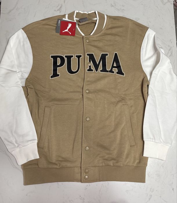 Новий Бомбер Puma в бежевому кольорі