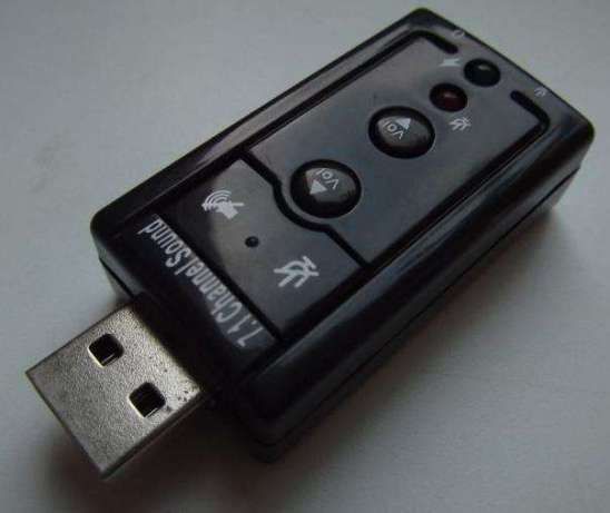 Karta Muzyczna 5.1 na USB, Dźwiękowa do Laptopa 7.1