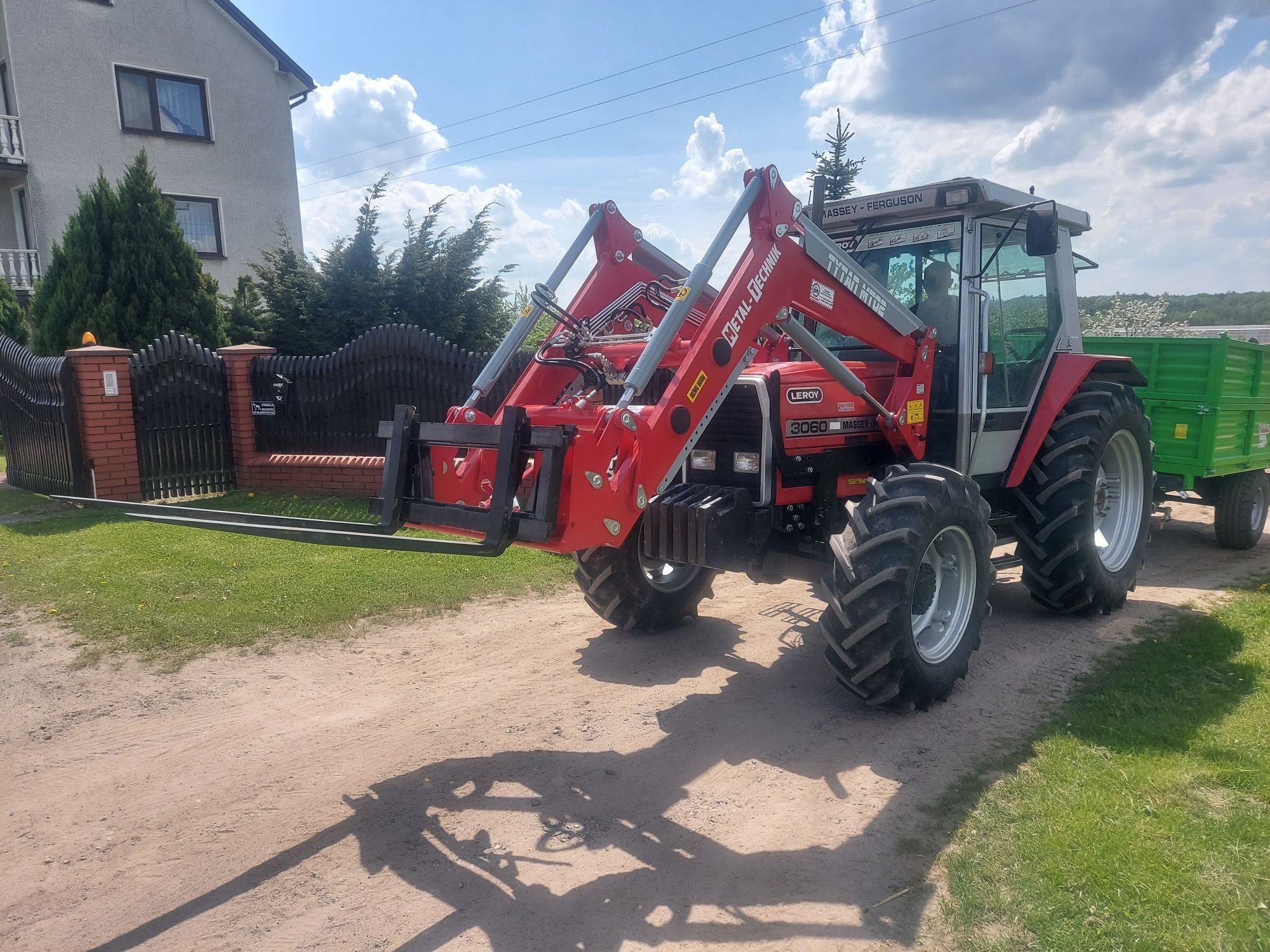 Ładowacz czołowy Tur do Massey Ferguson 3070 i Kubota M8540 od ręki !