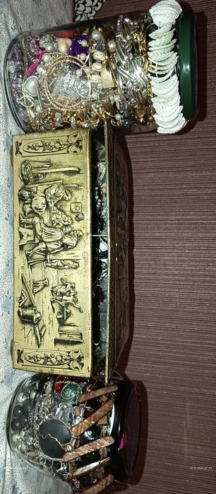 Zestawy biżuterii-czytaj opis!stal koloru złotego i srebrnego