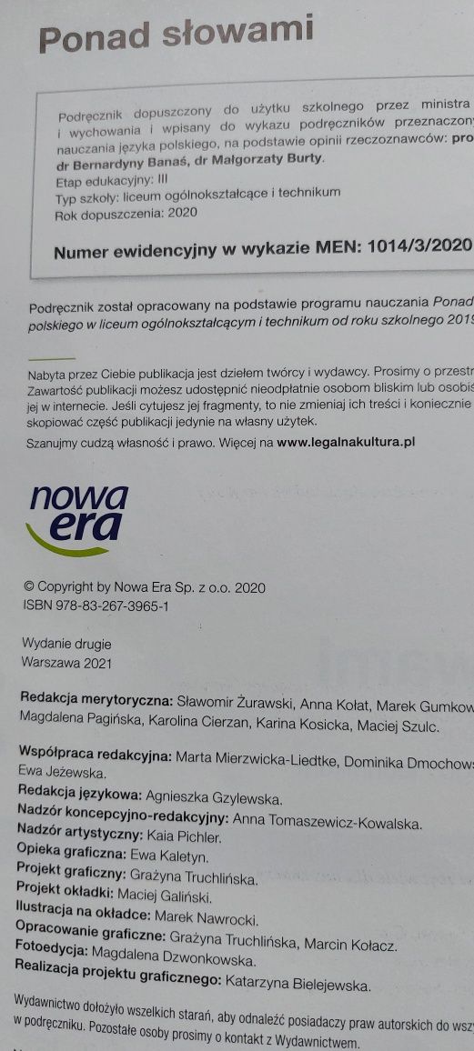 Sprzedam Ponad słowami 2 cz.1