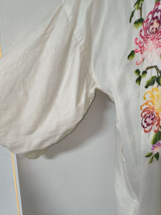 Кимоно Китай китайское халат натуральный шелк Япония японское