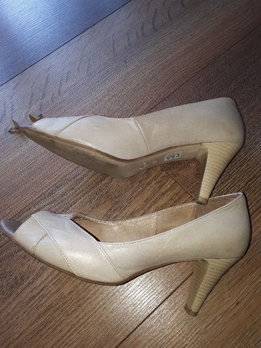 Buty, skóra, używane,39.