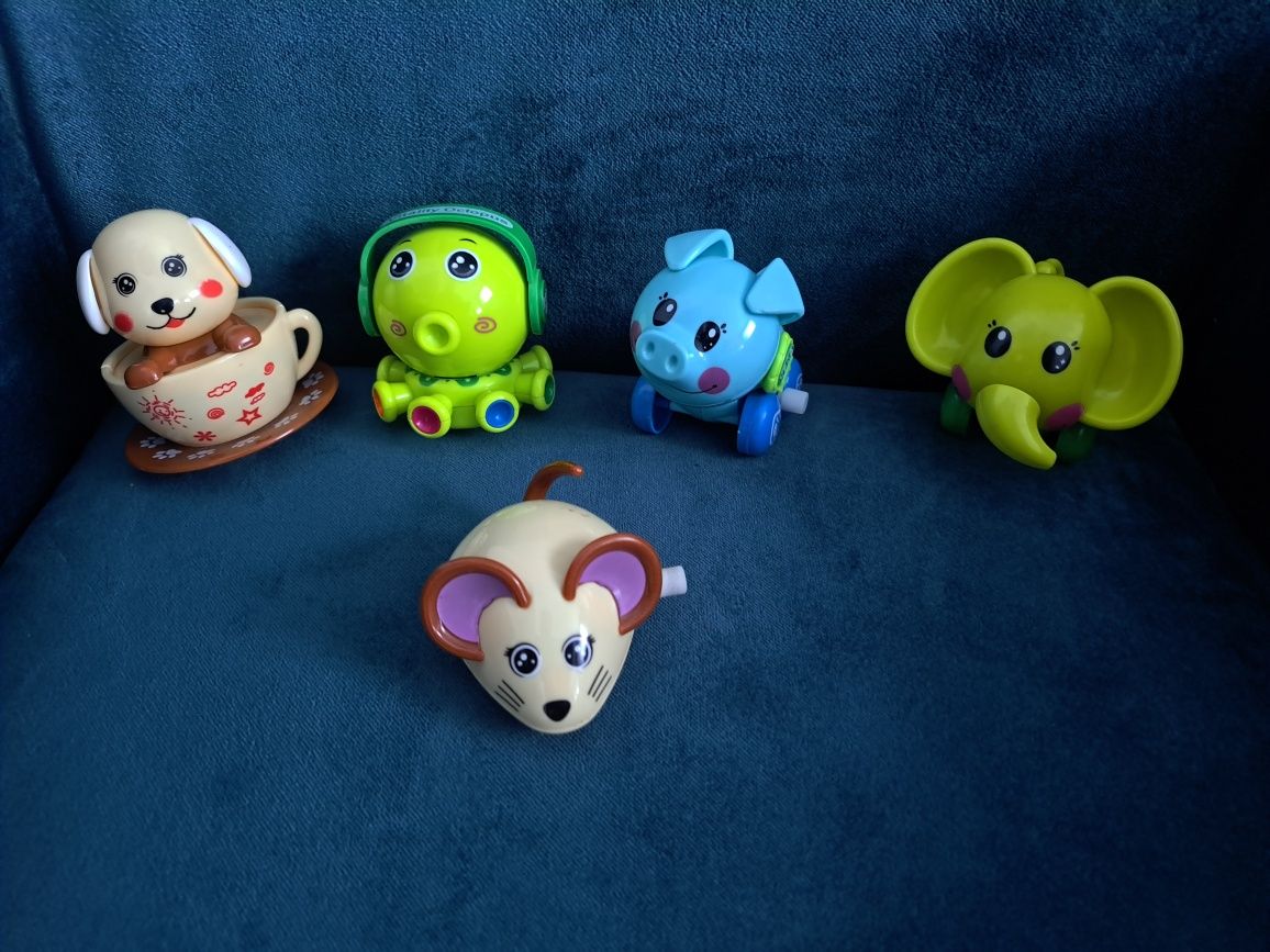 Nakręceni zabawki Pusheen Piesek, Myszka,Słoń,Świnka,Ośmiornica