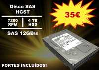 Disco SAS 4TB HGST 7.2K RPM 3.5" 12 GB/s