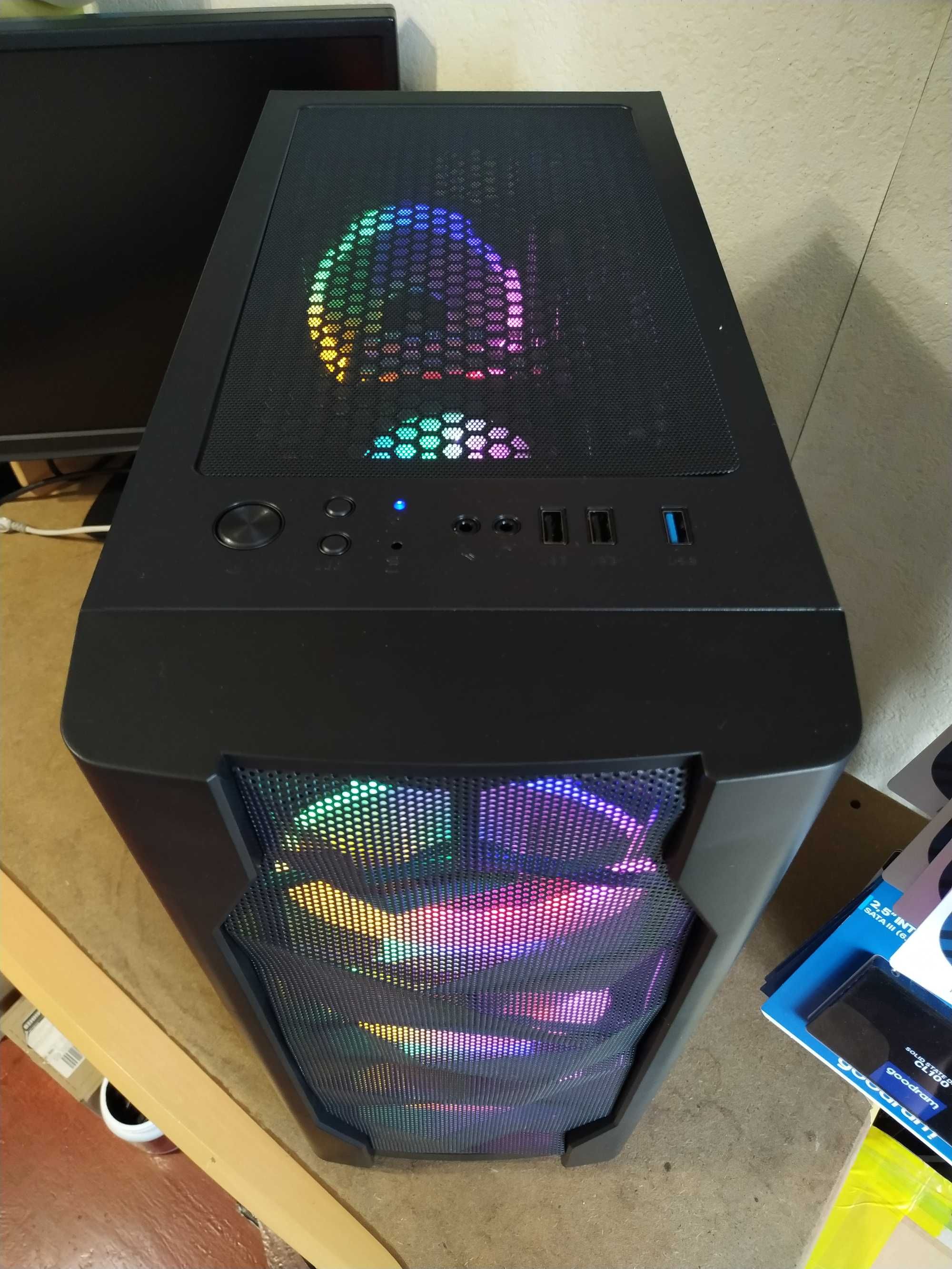 Потужний комп'ютер intel I5 12400F 4.4GHZ, RTX 3060 12GB, 32GB, SSD 1T