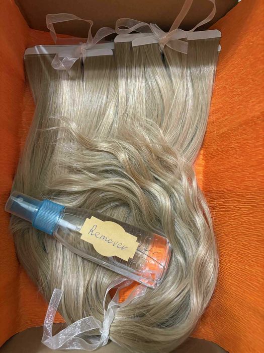 Włosy Bioproteinowe Biotaśmy blond 60 cm sprzedam TANIO