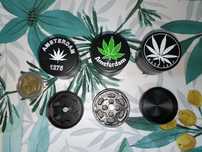 Młynek metalowy, grinder do suszu roślinnego