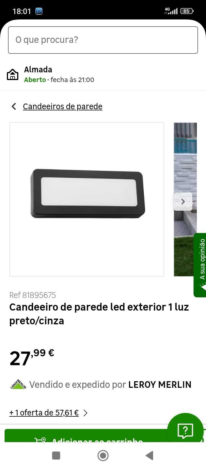 12 Luzes exteriores