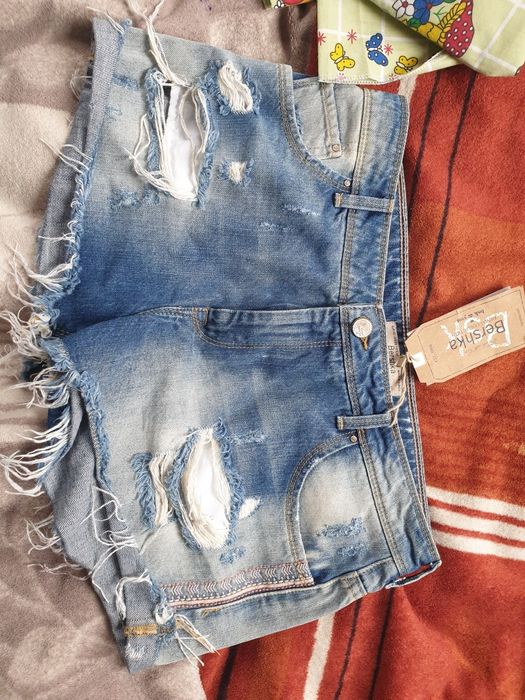 Шорти жіночі 40р, штани екошкіра, плаття чорнне  hm XL, гепюр