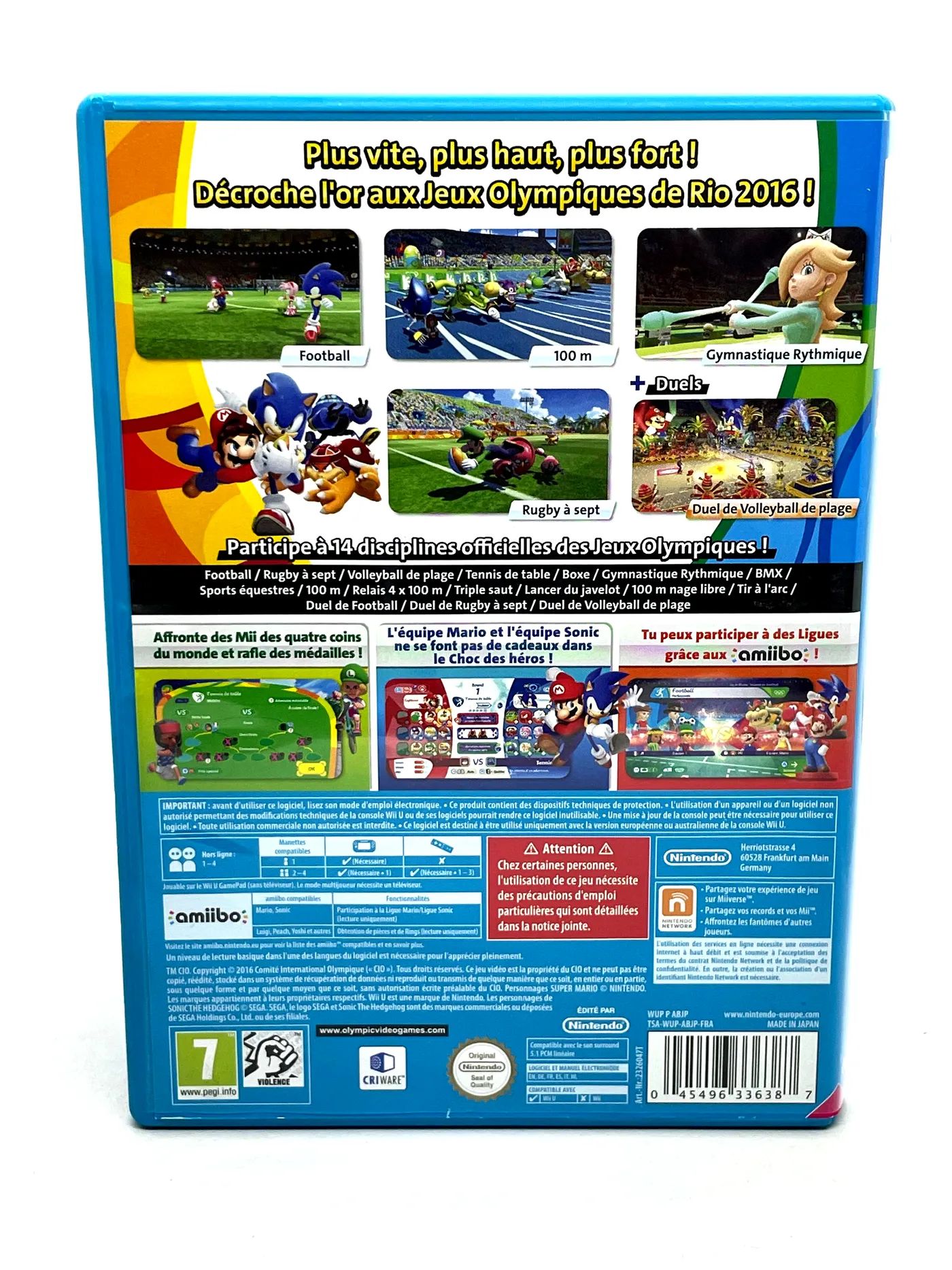 Mario & Sonic at the Rio 2016 Olympic Games Wii U Po Angielsku