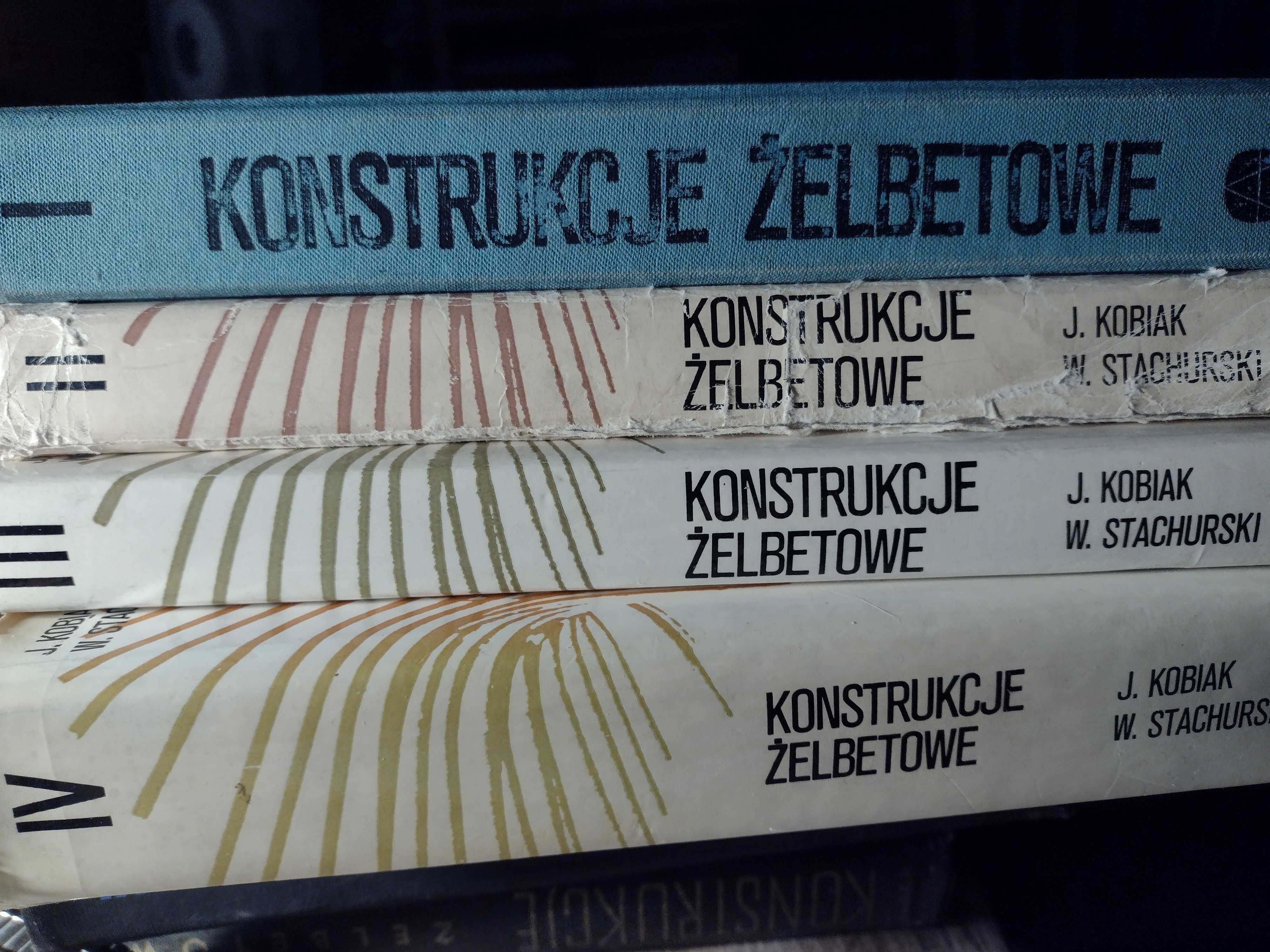 Konstrukcje żelbetowe tom 1 -4. J. Kobiak ,W. Stachurski