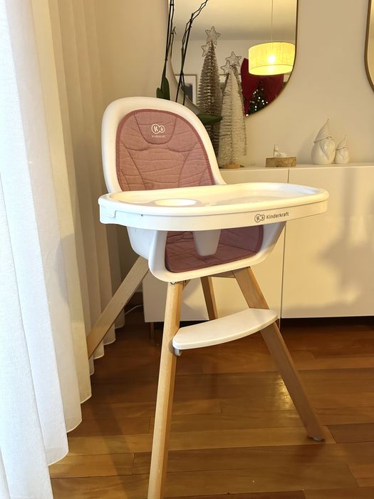 Kinderkraft Tixi Cadeira de papa / refeição Rosa