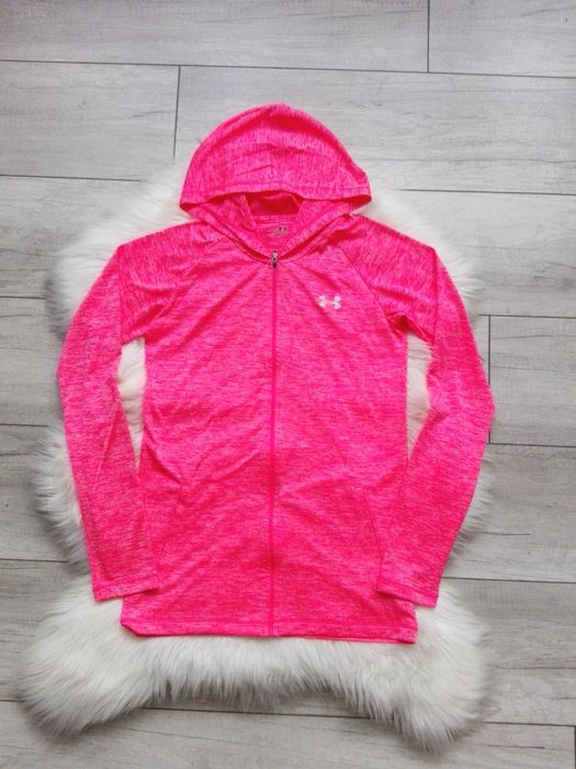 Under armour oryginalna sportowa rozpinana bluza neon rozm s/m