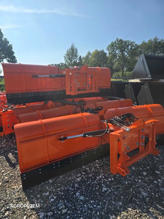 Wzmacniany pług do śniegu strzałka seria ciężka metal technik