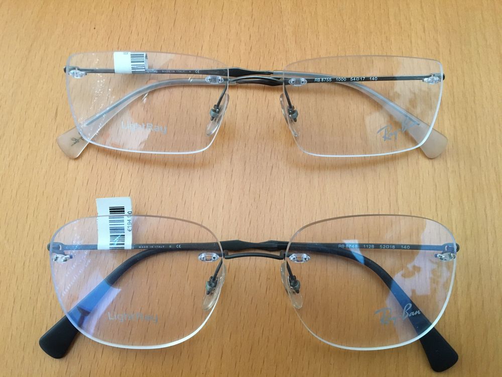 Ray Ban - armações em titanio novas