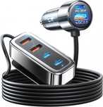 Ładowarka samochodowa AINOPE 108W USB C, 6 portów szybkiego ładowania