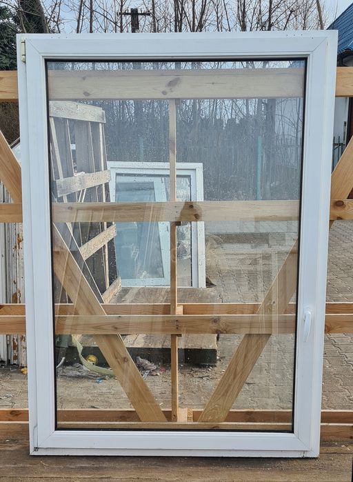 OKNA KacprzaK OKNO PCV 124X170 Używane Plastikowe  Lider Okna OLX