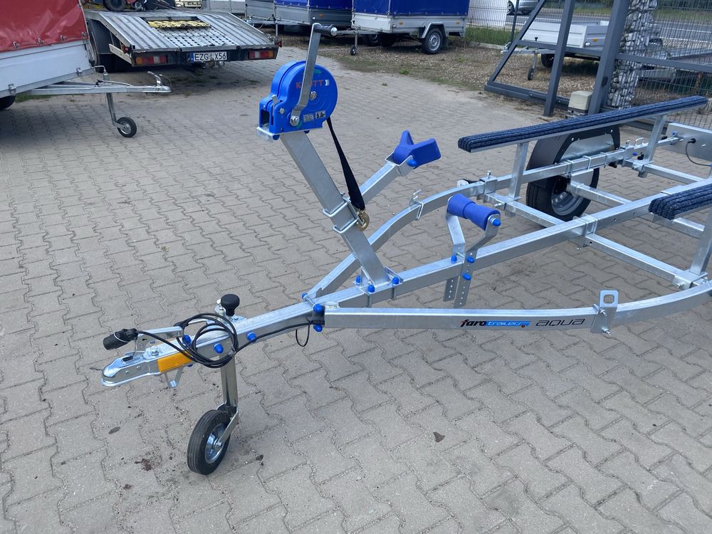 Przyczepa pod Łódke Skuter Wodny Ponton Nowa Faro Aqua 4.3 Dostępna