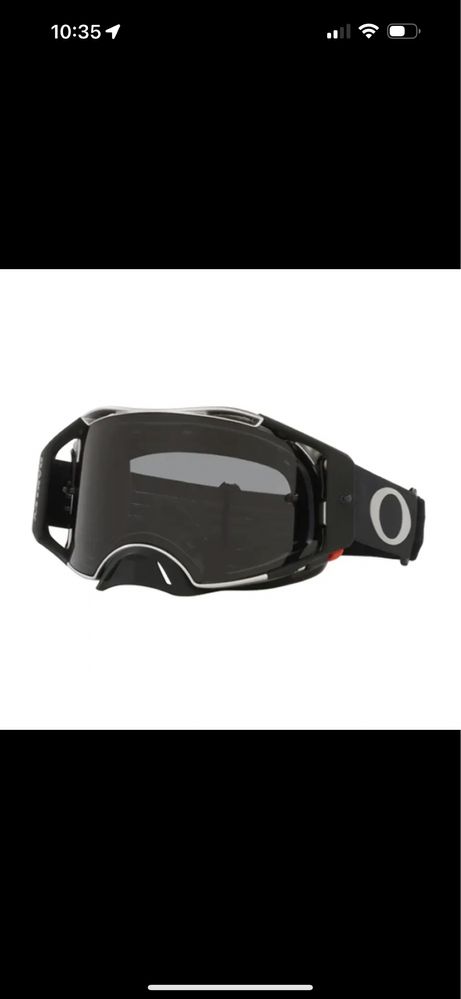 Oakley Airbrake MX Tuff Blocks Gunmetal