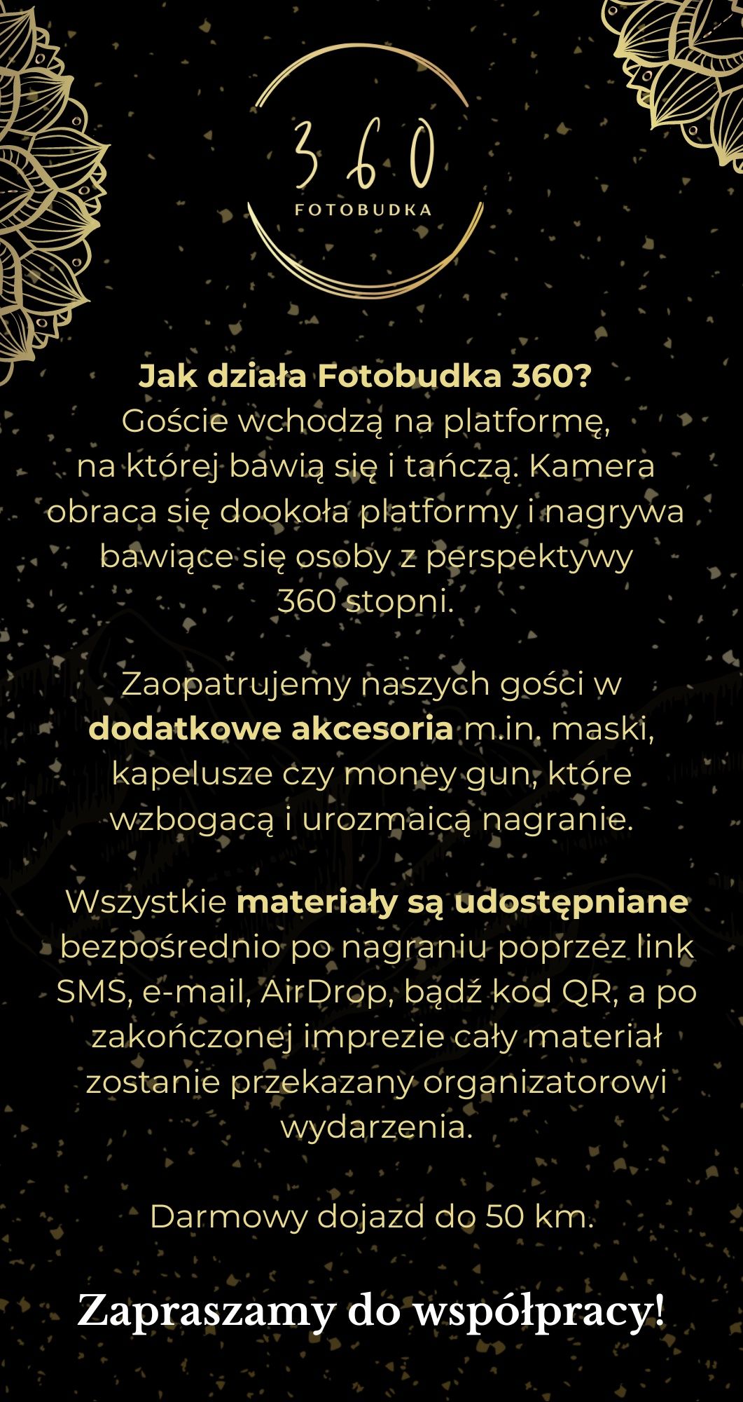 FOTOBUDKA 360 wynajem - wesela, studiówki, imprezy firmowe